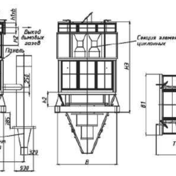 Циклон БЦ-512-2-(6x6)